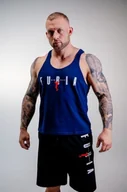 Koszulki męskie - Furia Tank top Furia granatowy męski - miniaturka - grafika 1