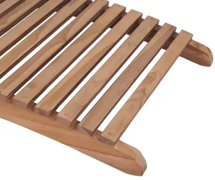 vidaXL Składane leżaki, 2 szt., lite drewno tekowe 3073170 - Leżaki ogrodowe - miniaturka - grafika 10