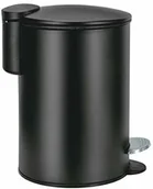 Koszyki łazienkowe - Kleine Wolke Kosz na kosmetyki z małą chmurką, stal nierdzewna, czarny, wiadro 3 l - miniaturka - grafika 1