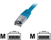 Kable miedziane - DIGITUS VSE 686194 Patch Cable, Cat 5e, SF-UTP, 5 m długości, niebieski DK-1531-050/B - miniaturka - grafika 1