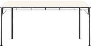 vidaXL Zadaszenie ogrodowe, 4 x 3 x 2,25 m, kremowe - Pawilony ogrodowe - miniaturka - grafika 3