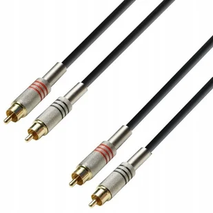 ah Cables Audio Cable 2 X cinch Male to 2 X cinch Male K3TCC0600 - Kable - miniaturka - grafika 2