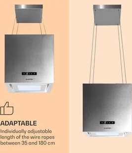 Klarstein Kronleuchter Smart CGCH3-Kronl-Sm-SS - Okapy kuchenne - miniaturka - grafika 6