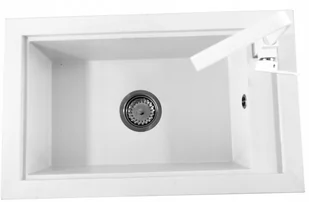 Laveo 6 kolorów Zlewozmywak Granitowy Duża Komora 20 cm - Zlewozmywaki - miniaturka - grafika 4