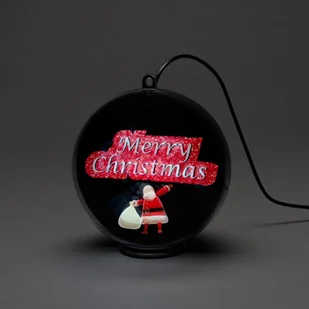 KonstSmide CHRISTMAS Kula hologram 3D Merry Christmas, 64 LED - Oświetlenie świąteczne - miniaturka - grafika 4