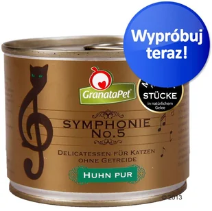 GranataPet Zestaw próbny Symphonie, 6 x 200 g - 6 różnych smaków - Mokra karma dla kotów GranataPet Zestaw próbny Symphonie, 6 x 200 g - 6 różnych smaków - Mokra karma dla kotów - miniaturka - grafika 2
