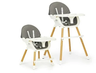 Ecotoys Fotelik krzesełko do karmienia 2w1 1474 - Krzesełka do karmienia - miniaturka - grafika 2