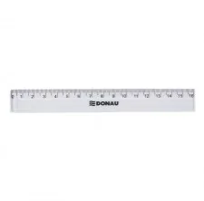 Donau Linijka 16cm, transparentna DN068 - Linijki, ekierki Donau Linijka 16cm, transparentna DN068 - Linijki, ekierki - miniaturka - grafika 1