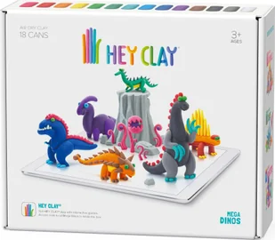 TM Toys Hey Clay Mega Dinos Masa plastyczna Ciastolina - Masy plastyczne - miniaturka - grafika 23