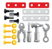 Mały majsterkowicz - Ecoiffier Ecoiffier Wózek Transportowy Mechanika 20 akcesoriów 02381 - miniaturka - grafika 1