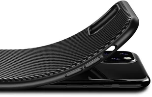Prestige Crong Crong Carbon Cover Etui iPhone 11 Pro Max czarny) 10_15165 - Etui i futerały do telefonów - miniaturka - grafika 6