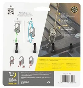 Nite Ize Klamra biwakowa CamJam Cord Tightener 4 sztuki NCJ-01-4R3 - Akcesoria turystyczne Nite Ize Klamra biwakowa CamJam Cord Tightener 4 sztuki NCJ-01-4R3 - Akcesoria turystyczne - miniaturka - grafika 5