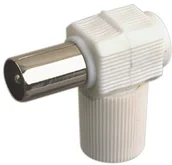 Kable - Electro DH ElectroDH 10532N DH wtyk TV, prostokątny, ścięty. czarny 10532N - miniaturka - grafika 1