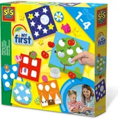 Zabawki kreatywne - Ses Obrazki "My first" do przyklejania - 12 m+ - miniaturka - grafika 1