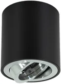 Lampy sufitowe - Mdeco Sufitowa LAMPA plafon SLP6313 MDECO metalowa OPRAWA okrągły downlight tuba regulowana czarna __code-63985 - miniaturka - grafika 1