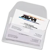 Koszulki na dokumenty - 3L Business Card kieszenie/6825  10 105 X 60 mm przezroczysty zawartość: 10 szt. S682501 - miniaturka - grafika 1