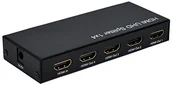 Kable - Rotronic ROLINE 14013586 HDMI Video-Splitter, 4 K, 4-krotnie Czarny 14013586 - miniaturka - grafika 1