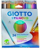 Kredki, ołówki, pastele i pisaki - Giotto Stilnovo 256600  kolorze kredki, 3,3 MM, 24 sztuki 256600 - miniaturka - grafika 1