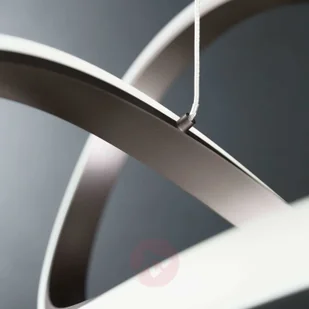 Wofi Lampa wisząca LED Indigo, antracytowa - Lampy sufitowe - miniaturka - grafika 2