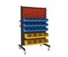 Wózki magazynowe - Malow Metalowy wózek WW warsztatowy na kółkach z 59 pojemnikami WÓZEK WW - miniaturka - grafika 1