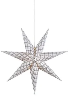 Markslojd GRAFIK Stojąca papierowa Gwiazda 75cm Szary/Biały 703810 - Ozdoby bożonarodzeniowe - miniaturka - grafika 2