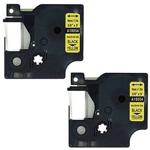 Dymo ETYK. RURKA TERMOKURCZLIWA ŻÓŁTA 9mm 18054 - Papier do drukarek - miniaturka - grafika 4