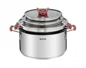 Zestawy garnków i patelni - Tefal OptiSpace G720S674 - miniaturka - grafika 1