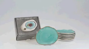 Zestaw spodków 12,5 cm 6 szt STONE AGE Beżowy - Talerze - miniaturka - grafika 2