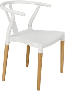 Simplet Krzesło Wicker PP Simplet białe - Krzesła - miniaturka - grafika 3