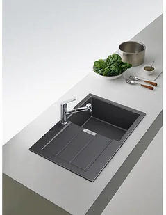 Franke Zlewozmywak granitowy Sirius S2D 611-78 1-komorowy z ociekaczem onyx 143.0612.629 - Zlewozmywaki - miniaturka - grafika 3