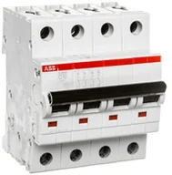 Bezpieczniki elektryczne - ABB Wyłącznik nadprądowy 4P C 10A 6kA AC S204-C10 2CDS254001R0104 - miniaturka - grafika 1