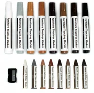 Panele podłogowe - zestaw do naprawy paneli mebli drewna Marker +wosk - miniaturka - grafika 1