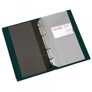 Biurfol Wizytownik na 200 wiz. - czarny - Wizytowniki - miniaturka - grafika 3