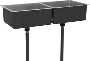 VidaXL Lumarko Ręcznie robiony zlew kuchenny z sitkiem, stal nierdzewna! 51524 VidaXL - Zlewozmywaki - miniaturka - grafika 4