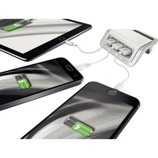 Esselte Ładowarka USB Leitz Style, 3 porty, arktyczna biel ES1208-10 - Ładowarki do telefonów - miniaturka - grafika 5