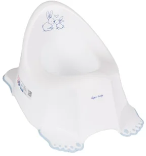 Tega Baby Nocnik antyposlizg Króliczki Biały - Nocniki - miniaturka - grafika 2