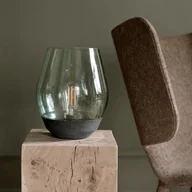 Lampy stojące - NEW WORKS New Works Bowl lampa stołowa miedź/dymione szkło - miniaturka - grafika 1