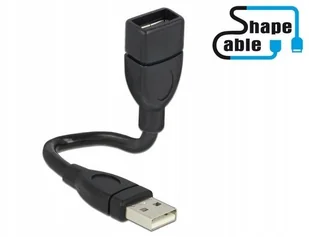 Delock Kabel USB - USB 0.15 m profilowany 83497 - Kable USB - miniaturka - grafika 4