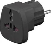 Inne akcesoria audio-wideo - MicroConnect MicroConnect Universal adapter black PETRAVEL-B - miniaturka - grafika 1