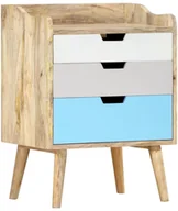 Szafki nocne - vidaXL Szafka nocna, 47 x 35 x 63 cm, lite drewno mango - miniaturka - grafika 1