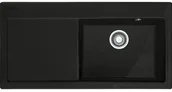 Zlewozmywaki - Franke Mythos MTK 611-100 czarny mat 124.0442.539 lewa - miniaturka - grafika 1