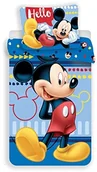 Pościel dla dzieci - Jerry Fabrics Mickey & Friends Character dziecięca pościel z zamkiem błyskawicznym poszewka na kołdrę 140 x 200 cm i poszewki na poduszkę 70 x 90 cm, bawełna, Multicolored, 200 x 140 x 0.5 cm 17BS290 - miniaturka - grafika 1