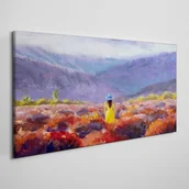 Obrazy i zdjęcia - PL Coloray Obraz Canvas Krajobraz łąka Góry 140x70cm - miniaturka - grafika 1