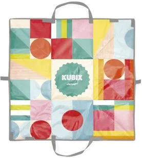 Janod Klocki drewniane z matą do zabawy 80 szt. JND3700217380755 - Klocki - miniaturka - grafika 6