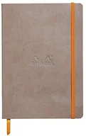 Pozostałe akcesoria dla plastyków - Rhodia 117454 °C Notatka zeszyt rhodi arama z miękką okładką, DOT Grid, 80 arkuszy papieru, 90 G elfenbeines, A5 148 X 210 MM, można dodać, kieszeń wewnętrzna, maulwurfsgrau 117454C - miniaturka - grafika 1