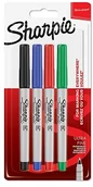 Markery permanentne - Sharpie Permanent Marker, bardzo Wskazówka  sortowane standardowych kolorach, 4 sztuki 1985879 - miniaturka - grafika 1