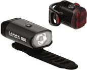 Lampki rowerowe - LEZYNE Mini Drive 400 Femto USB Drive Pair Black - miniaturka - grafika 1
