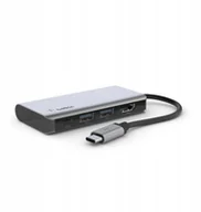 Huby USB - Belkin Usb-c 4-IN-1 Multiport/adapter - miniaturka - grafika 1