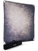 Tła fotograficzne - Manfrotto LL LB7928 Tło Vintage Smoke z ramą EzyFrame 2x2,3m - miniaturka - grafika 1