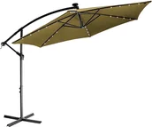 Parasole ogrodowe - STILISTA PARASOL OGRODOWY LED NA WYSIĘGNIKU KORBKA 3M TARAS 30040037 - miniaturka - grafika 1